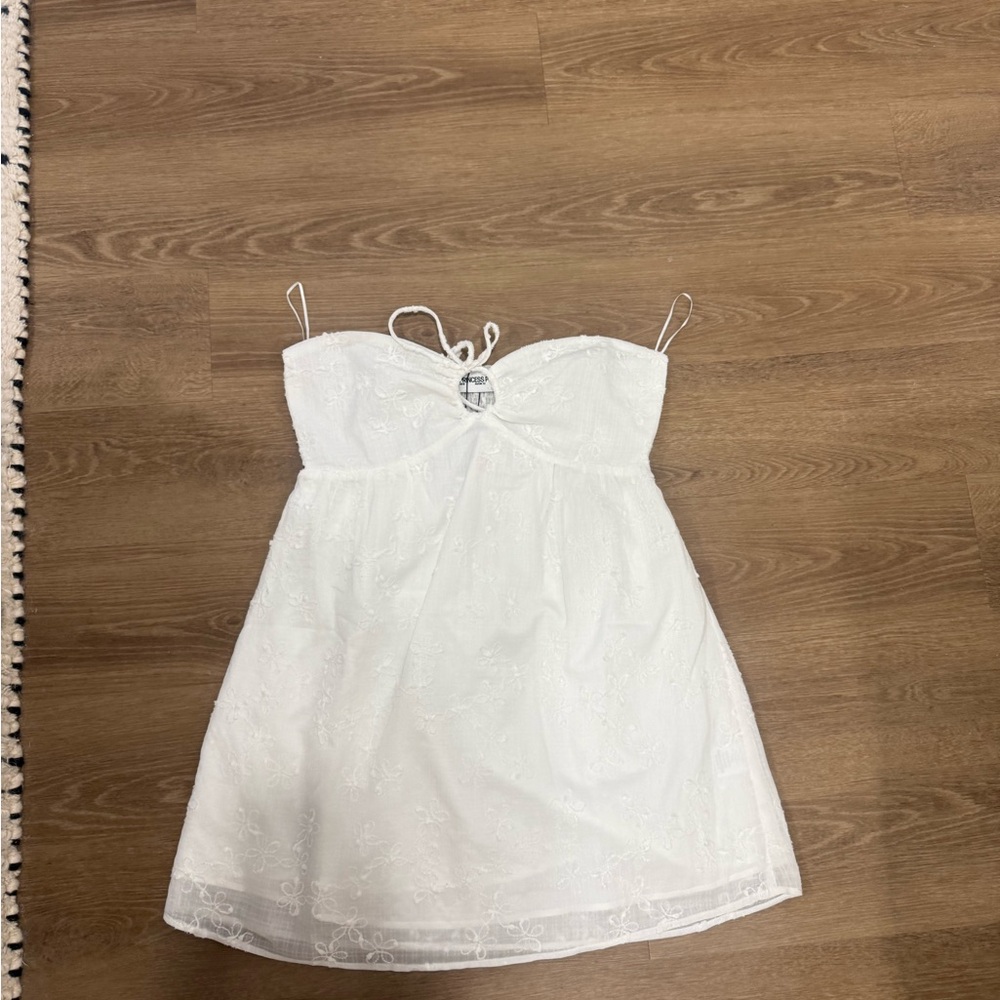 Princess Polly NWT White Dress 8 - Picture 7 of 9